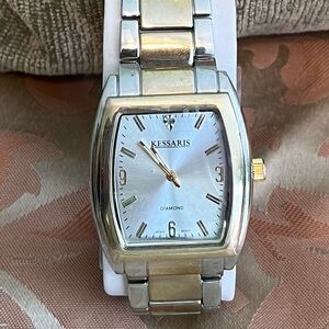 NWOT Men’s Kessaris “Diamond” Watch